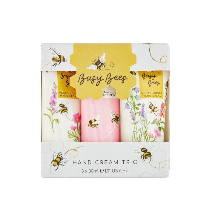 HEATHCOTE & IVORY / Sada mini krémů na ruce Busy Bees - 3x30ml