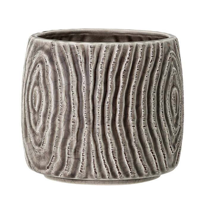 Bloomingville / Kameninový obal na kvetináč Hena Grey 12cm