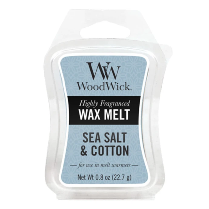 WoodWick / Vosk do aromalampy WoodWick - Sea Salt/Cotton 22,7g