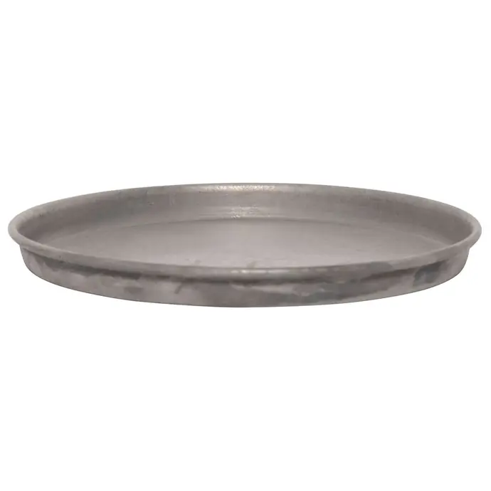 Ib Laursen / Zinková okrúhla tácka Grey 22cm