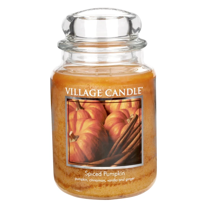 VILLAGE CANDLE / Sviečka v skle Spiced Pumpkin 602g