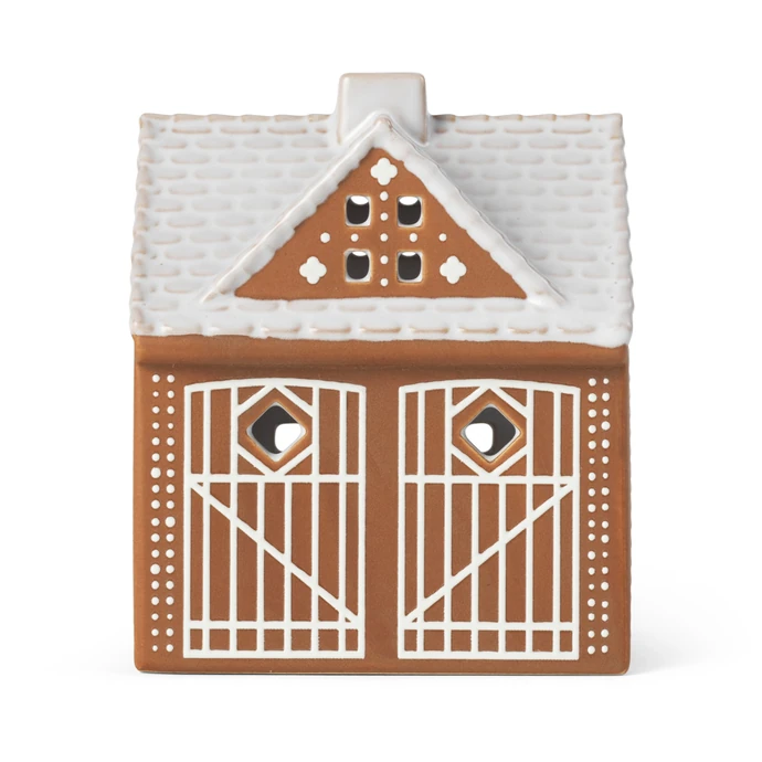 KÄHLER / Porcelánový svietnik Gingerbread Lighthouse 11,5 cm