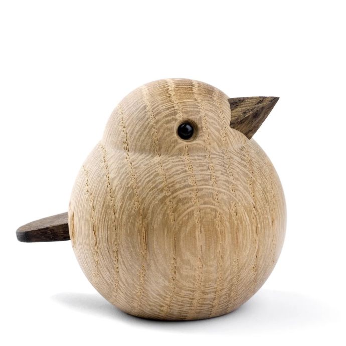 novoform / Drevený vtáčik Baby Sparrow Natural Oak