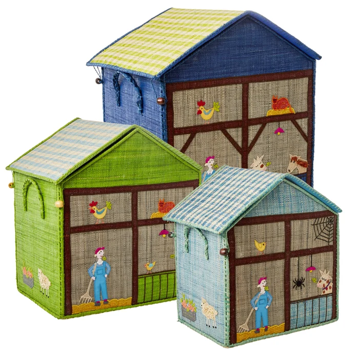 rice / Dětský úložný box Farm Theme
