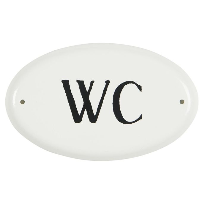 IB LAURSEN / Kovová ceduľka WC