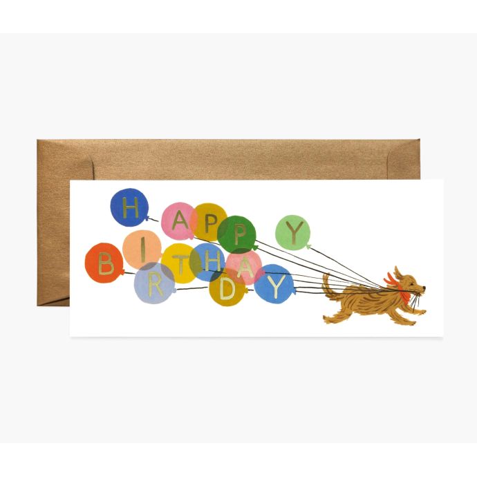 Rifle Paper Co. / Narozeninové přání s obálkou Balloon
