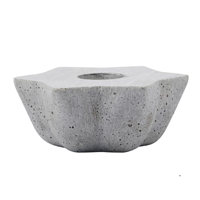 House Doctor / Svícen Mold Little Star Grey 8 cm