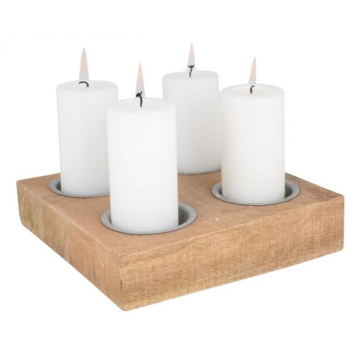 IB LAURSEN / Adventní dřevěný svícen Wood