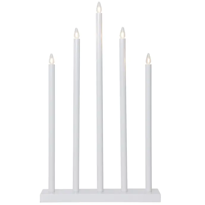 STAR TRADING / Svícen - Candlestick Holy White 64 cm