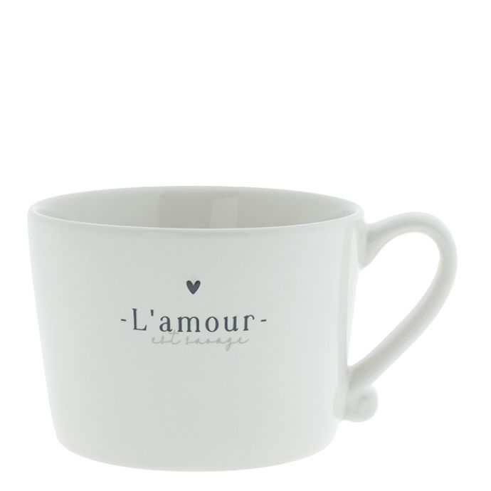 Bastion Collections / Keramický hrnček L'amour est Sauvage 300 ml