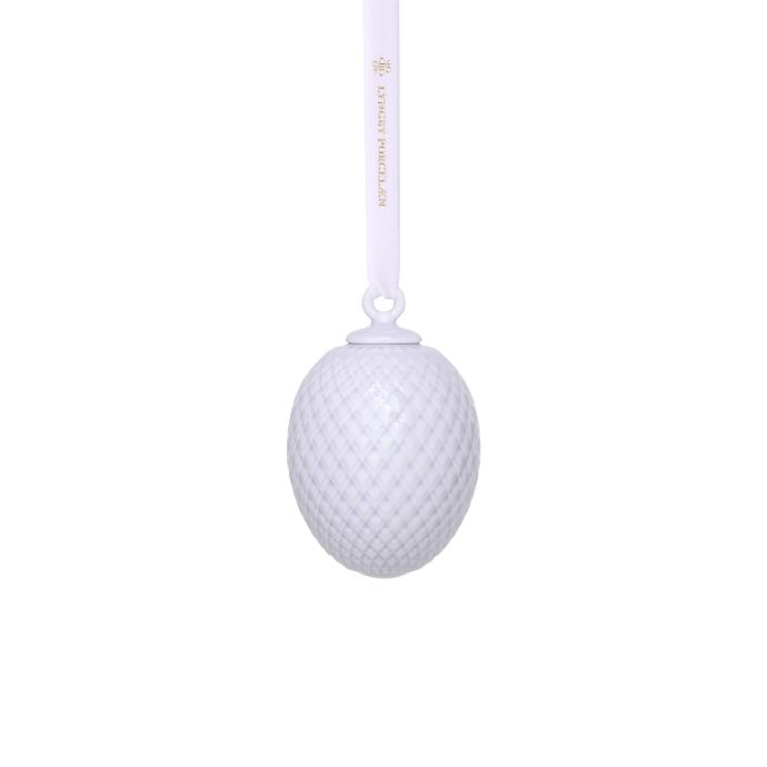 LYNGBY / Porcelánová dekorace Rhombe Easter Egg Lavender