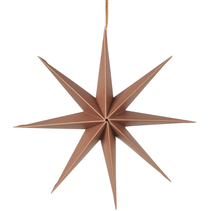 Broste / Závěsná papírová hvězda Indian Tan 50cm
