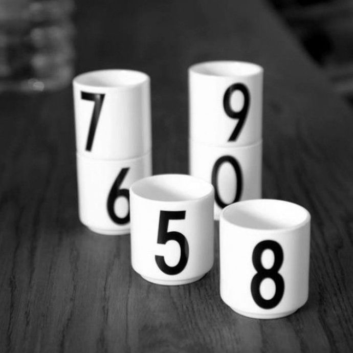 DESIGN LETTERS / Espresso hrnček Letters - Number - 100 ml