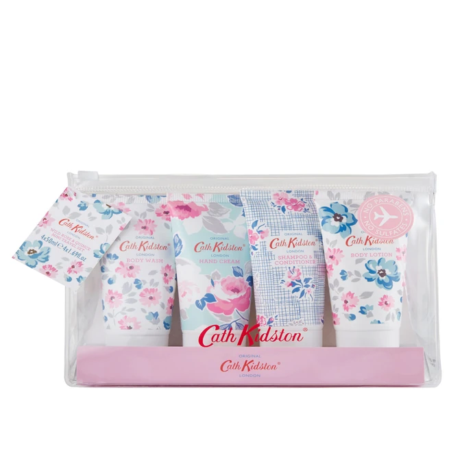 Cath Kidston / Cestovný set Wild Rose and Quince - 4x50ml