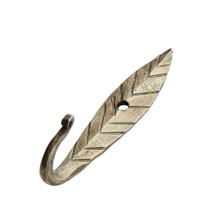 MADAM STOLTZ / Ručně kovaný věšáček Brass Leaf - menší