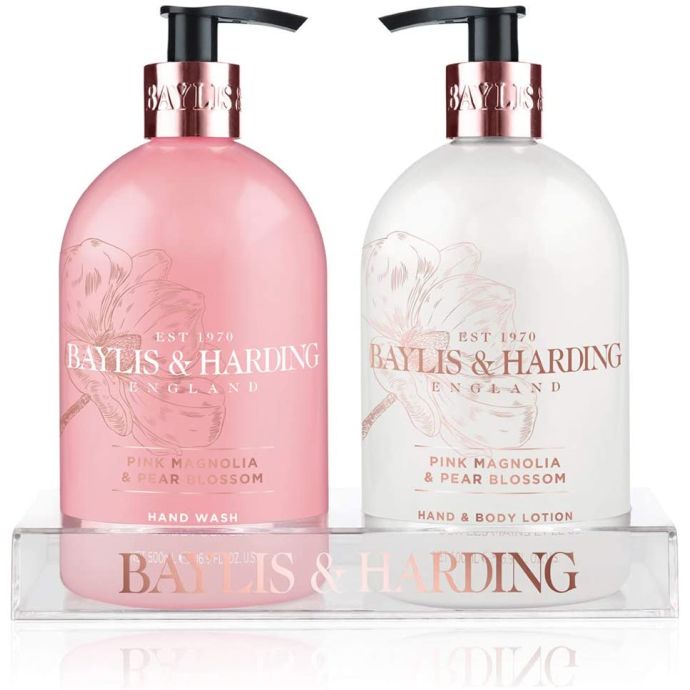 Baylis & Harding / Sada s péčí o ruce Pink Magnolia & Pear Blossom