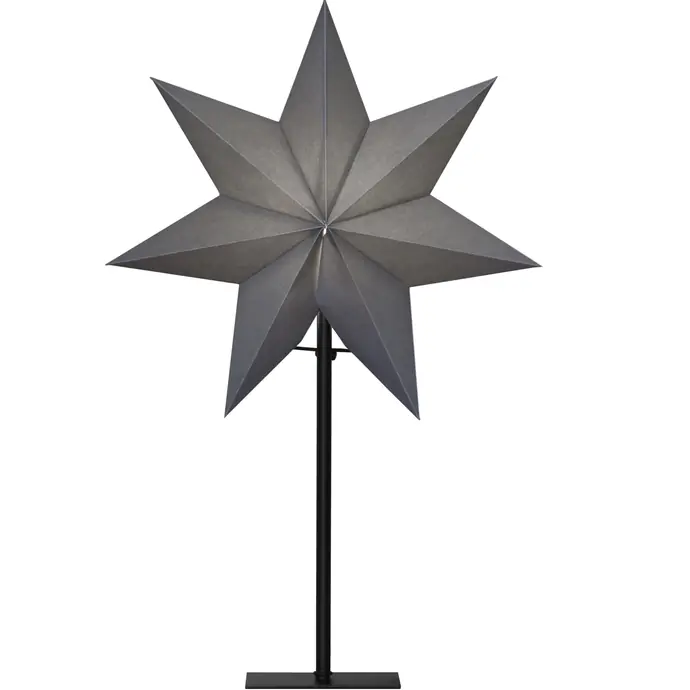 STAR TRADING / Stojací lampa - Grey Star Ozen