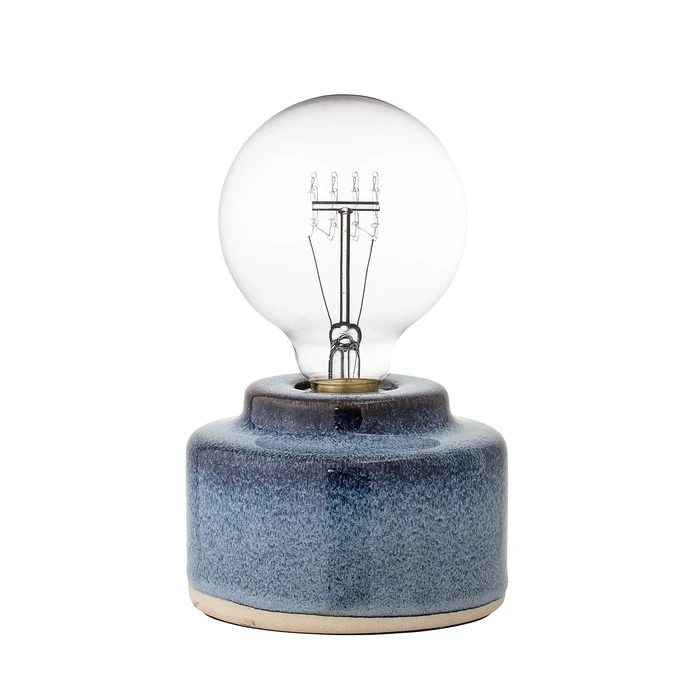 Bloomingville / Porcelánová stolní lampa Blue