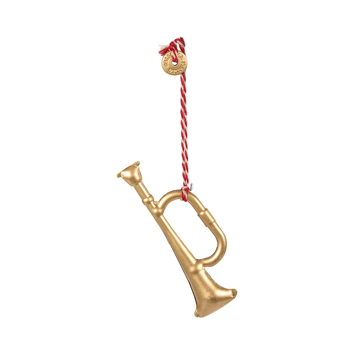 Maileg / Vianočná kovová ozdoba Trumpetka