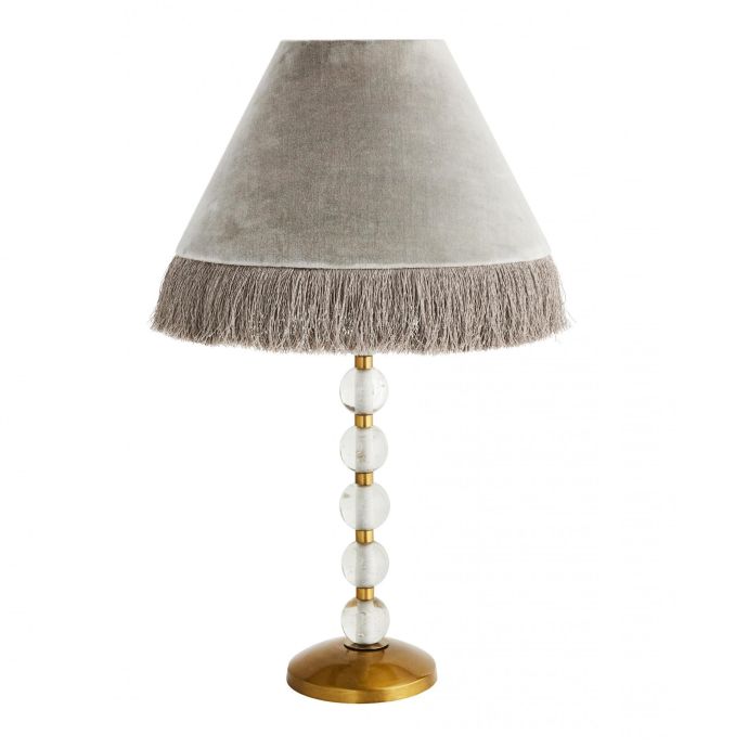 MADAM STOLTZ / Stolná lampa Velvet Grey