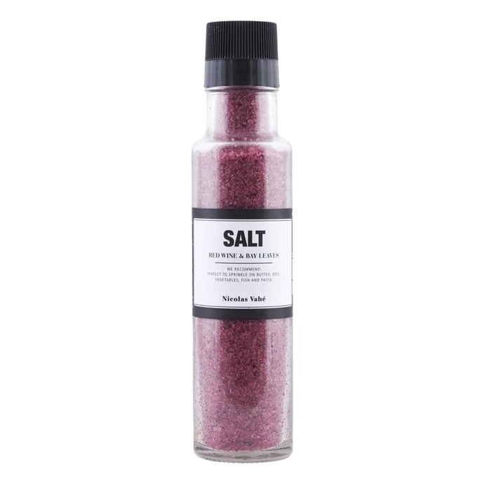 Nicolas Vahé / Sůl s červeným vínem a bobkovým listem 340 g