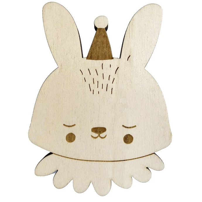 EEF lillemor / Detský drevený vešiak Circus Bunny