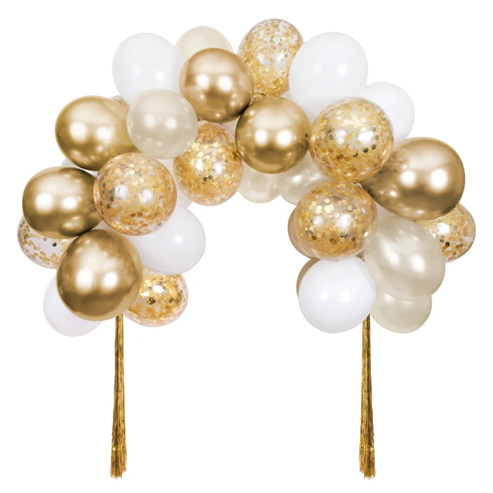Meri Meri / Nafukovací balónky na balónkový oblouk Gold 40 ks