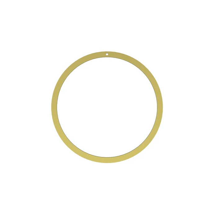 COOEE Design / Mosadzný kruh na dekorovanie Brass 20 cm