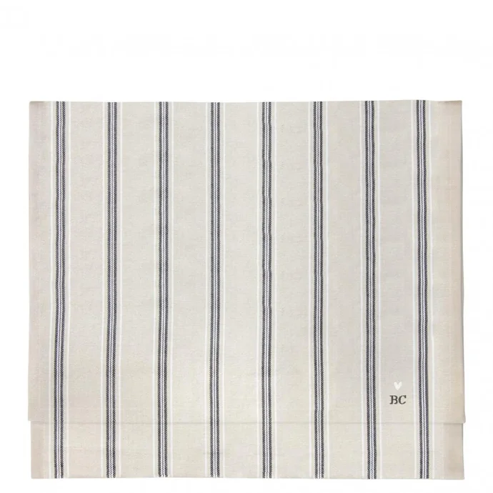 Bastion Collections / Bavlnený behúň Chambray Stripes 50×160 cm