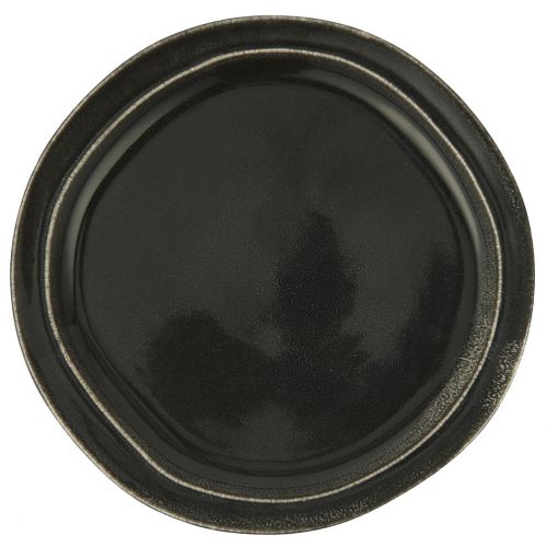 IB LAURSEN / Kameninový tanier Black Dunes 27,5 cm