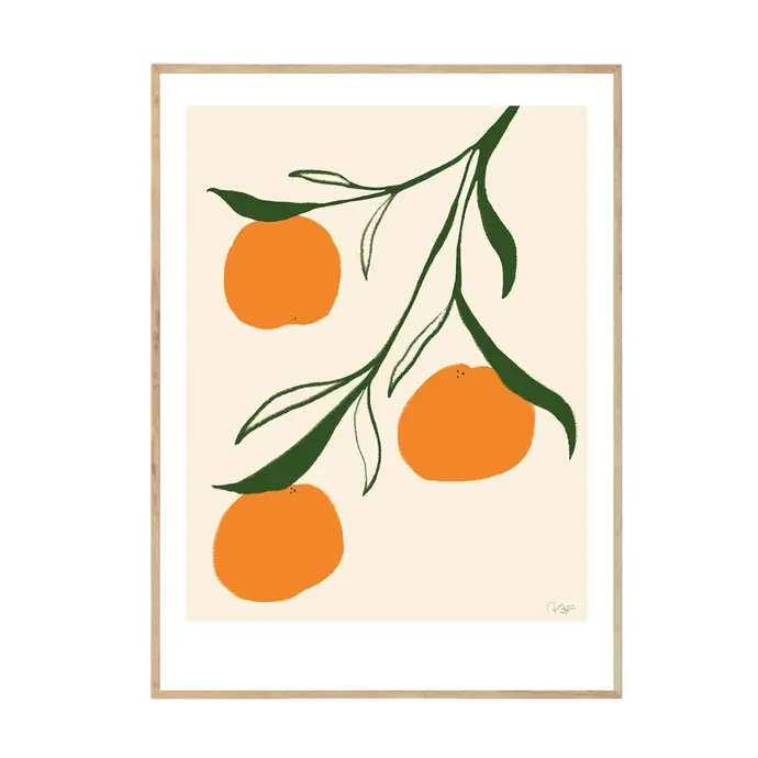 THE POSTER CLUB / Autorský plagát Orange by Anna Mörner 30x40 cm