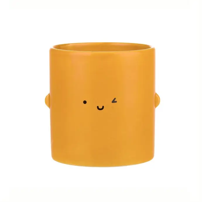 Ohh Deer / Keramický obal na kvetináč Mustard Smile Toki