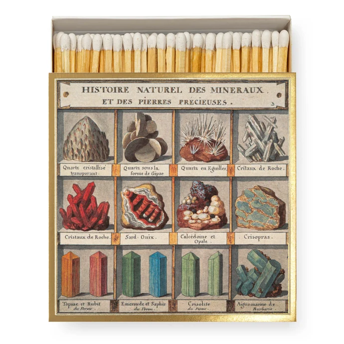Archivist / Zápalky Natural History Museum Minerals