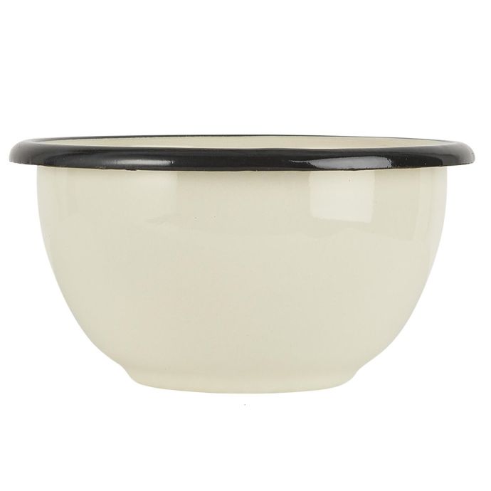 IB LAURSEN / Smaltovaná miska Butter Cream Ø10,5cm