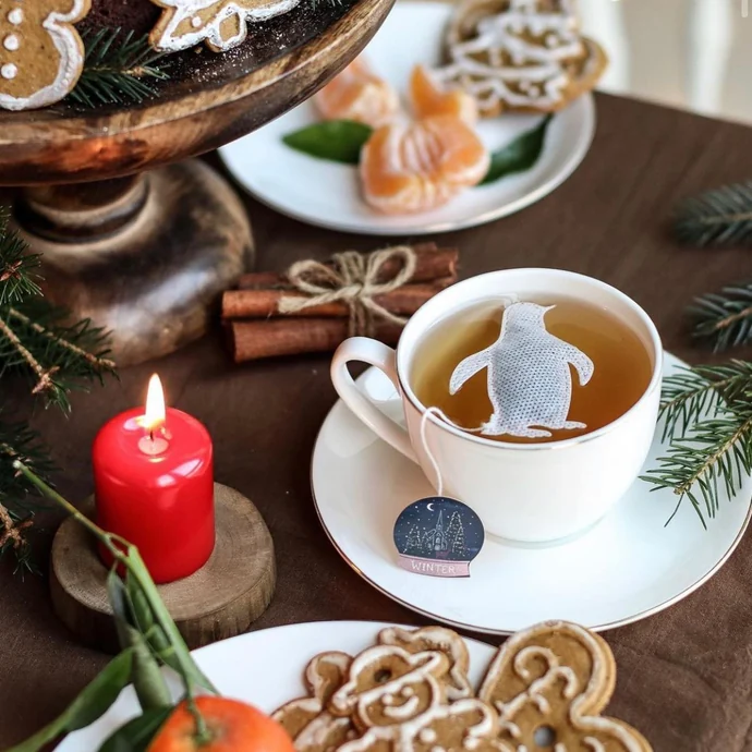 TEA HERITAGE / Vianočný čaj Penguin 5 ks