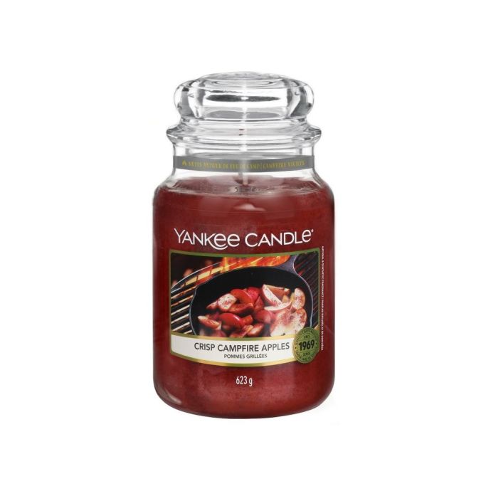 Yankee Candle / Svíčka Yankee Candle 623g - Crisp Campfire Apples