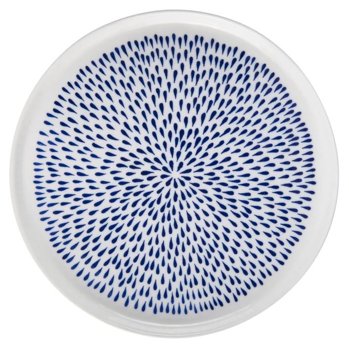 IB LAURSEN / Porcelánový obědový talíř Delicate Blue 21,5 cm