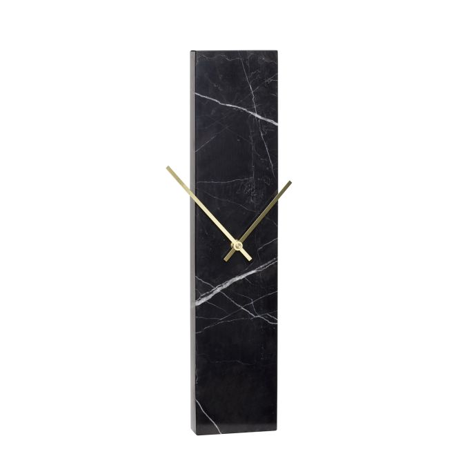 Hübsch / Nástenné hodiny Black Marble