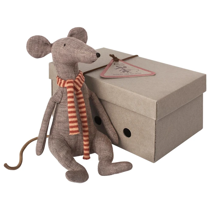 Maileg / Látková krysa Cool Rat Grey