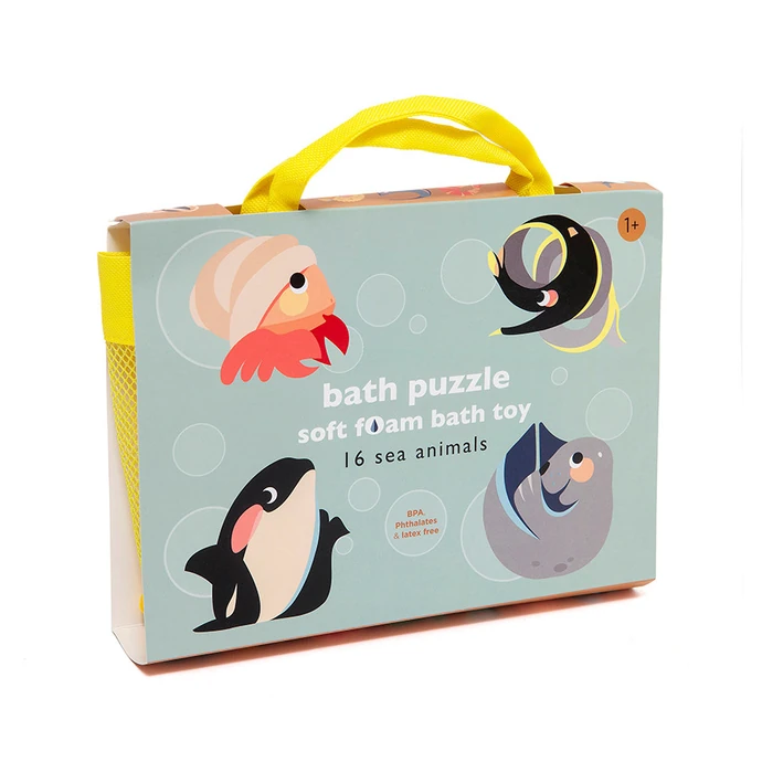PETIT MONKEY / Penové detské puzzle do vane Sea Animals