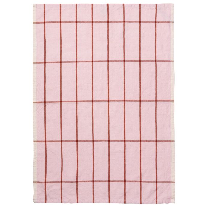 ferm LIVING / Kuchynská utierka Hale Rose/Rust