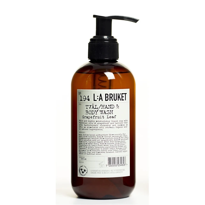 L:A BRUKET / Tekuté mýdlo na tělo a ruce Grapefruit leaf 250 ml