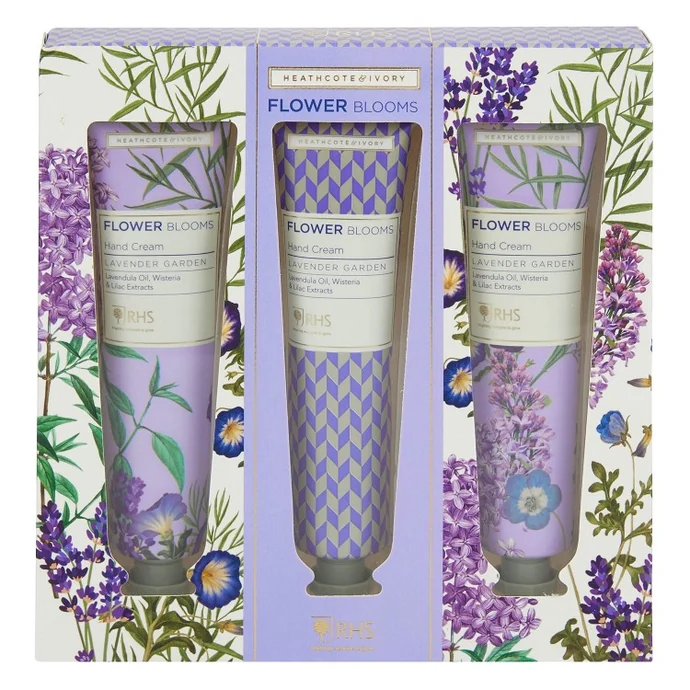 HEATHCOTE & IVORY / Krém na ruky Lavender Garden - 3x30ml