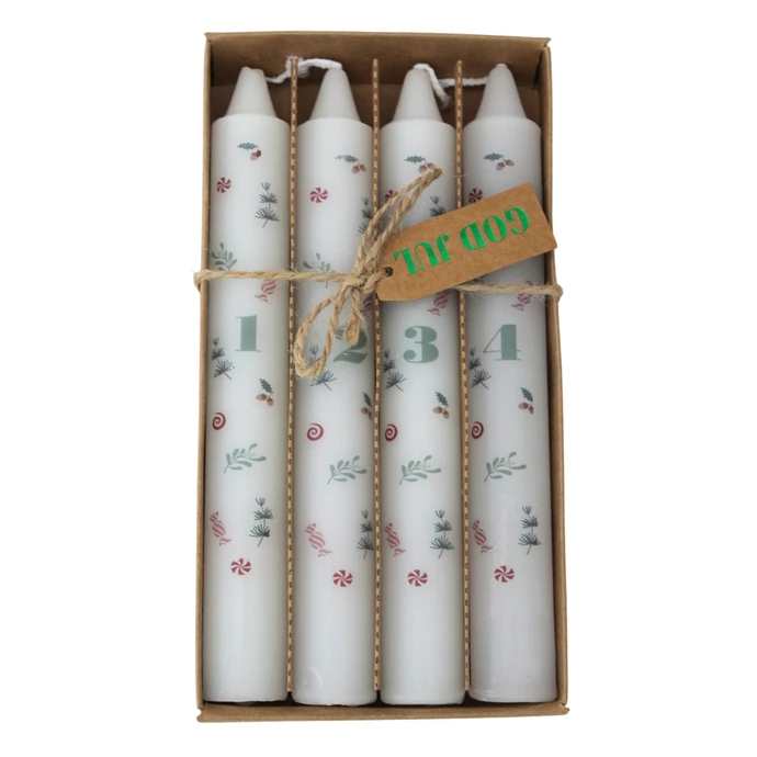 Det Gamle Apotek / Adventní svíčky Christmas Ginger – set 4 ks