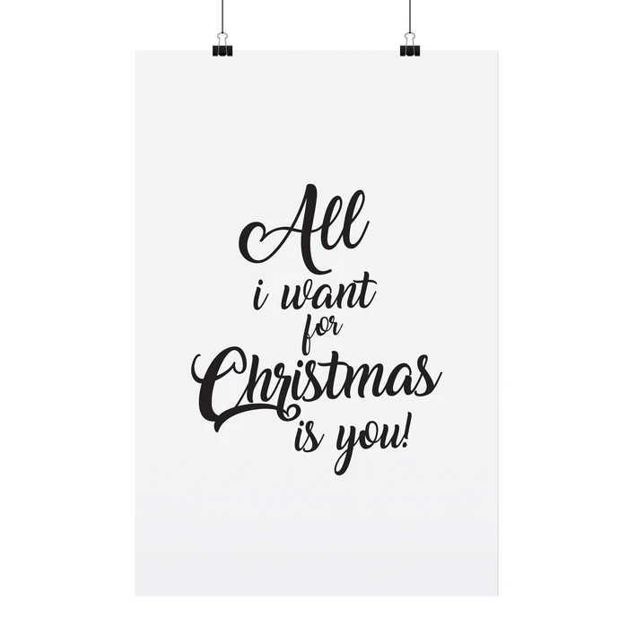 TAFELGUT / Vianočný plagát All I want 30x42 cm