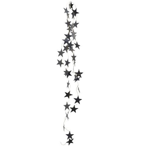 House Doctor / Girlanda s hvězdičkami Star Black 250cm