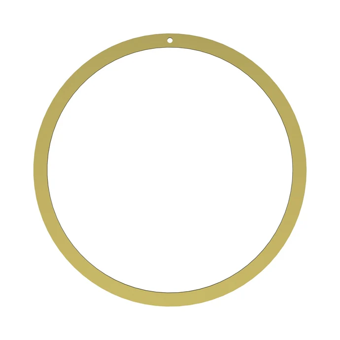 COOEE Design / Mosadzný kruh na dekorovanie Brass 40 cm