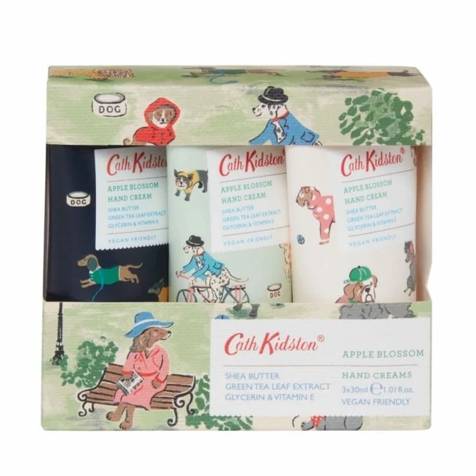 Cath Kidston / Krém na ruce Park Dogs - Set 3 ks