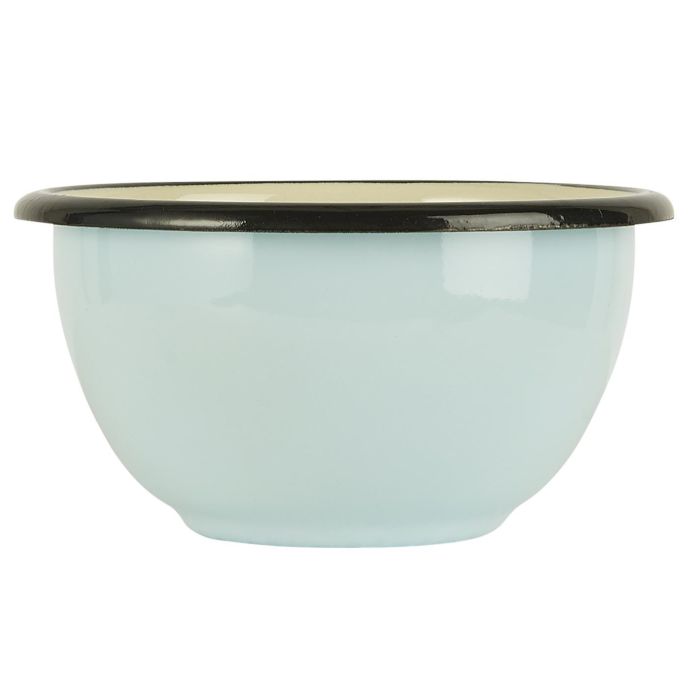 IB LAURSEN / Smaltovaná miska Light Blue 10,5 cm