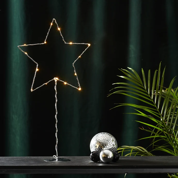 STAR TRADING / LED svítící hvězda na stojánku Sparkling